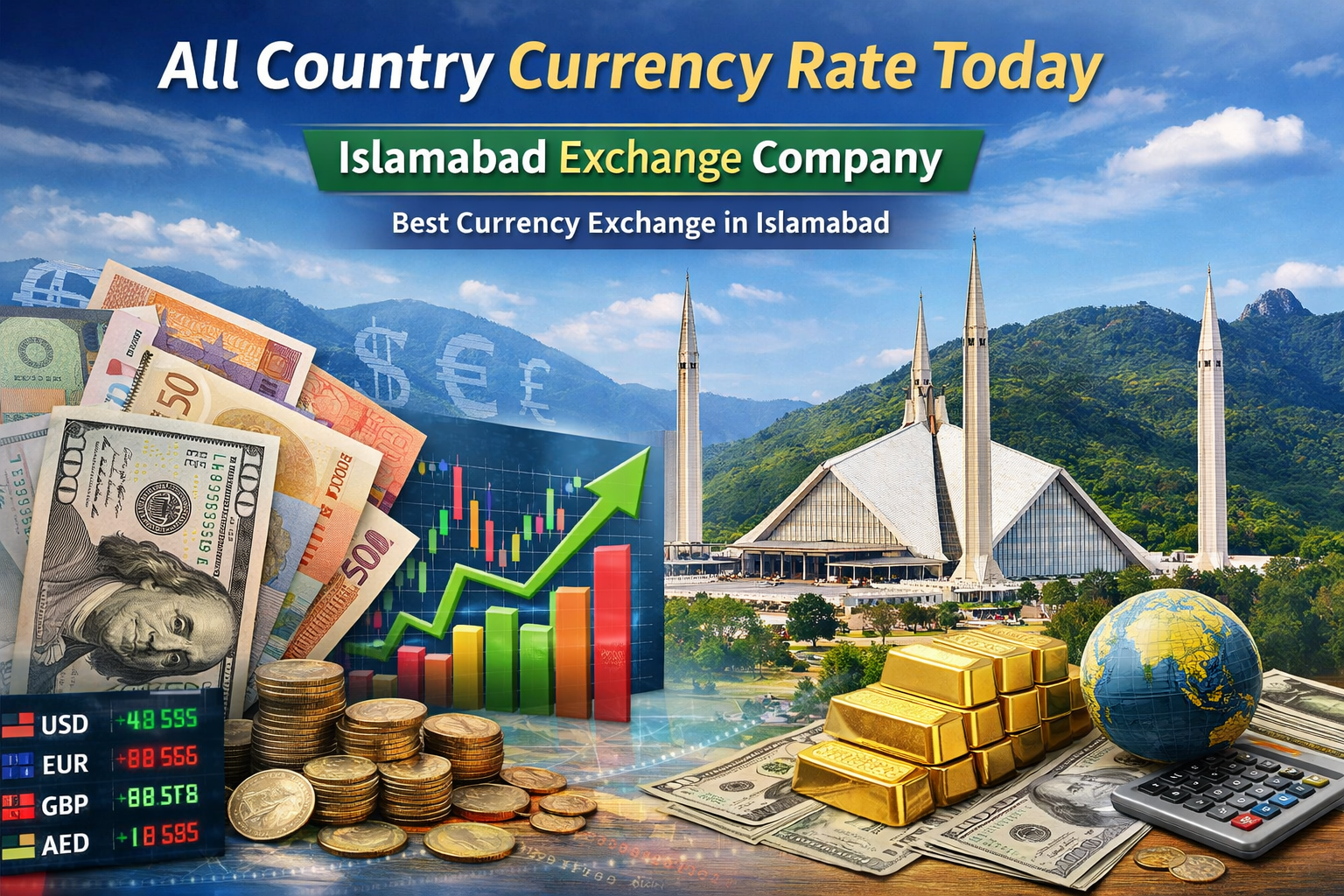 Currency Exchange Rates Today | Islamabad Exchange Company