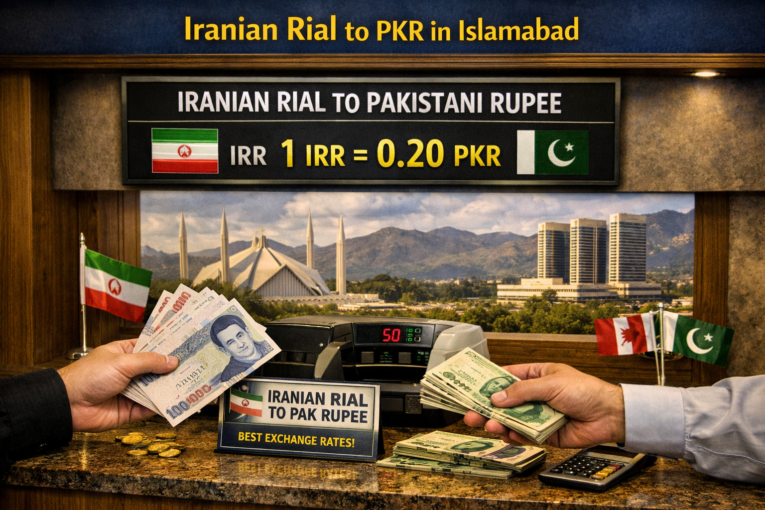 Iranian Rial to PKR in Islamabad: Best Rates