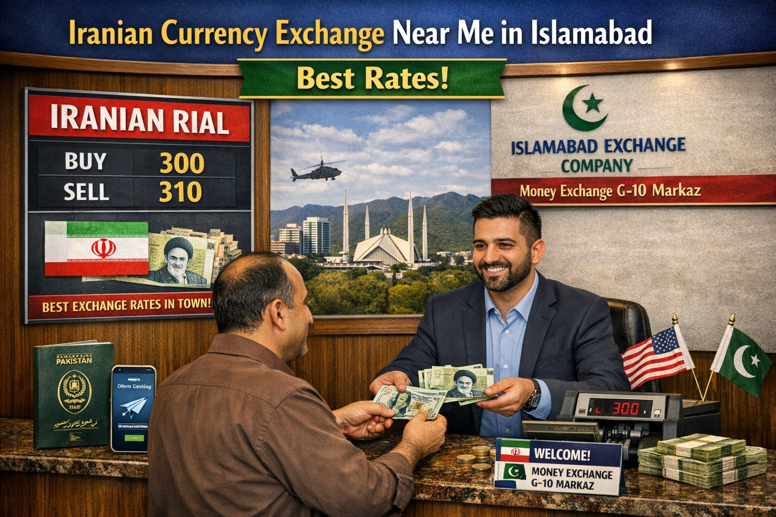 Iranian Currency Exchange Near Me in Islamabad