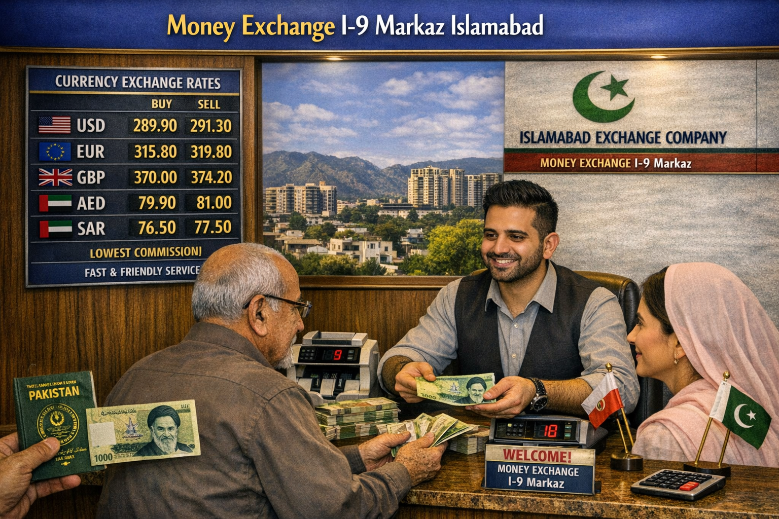Money Exchange I-9 Markaz Islamabad