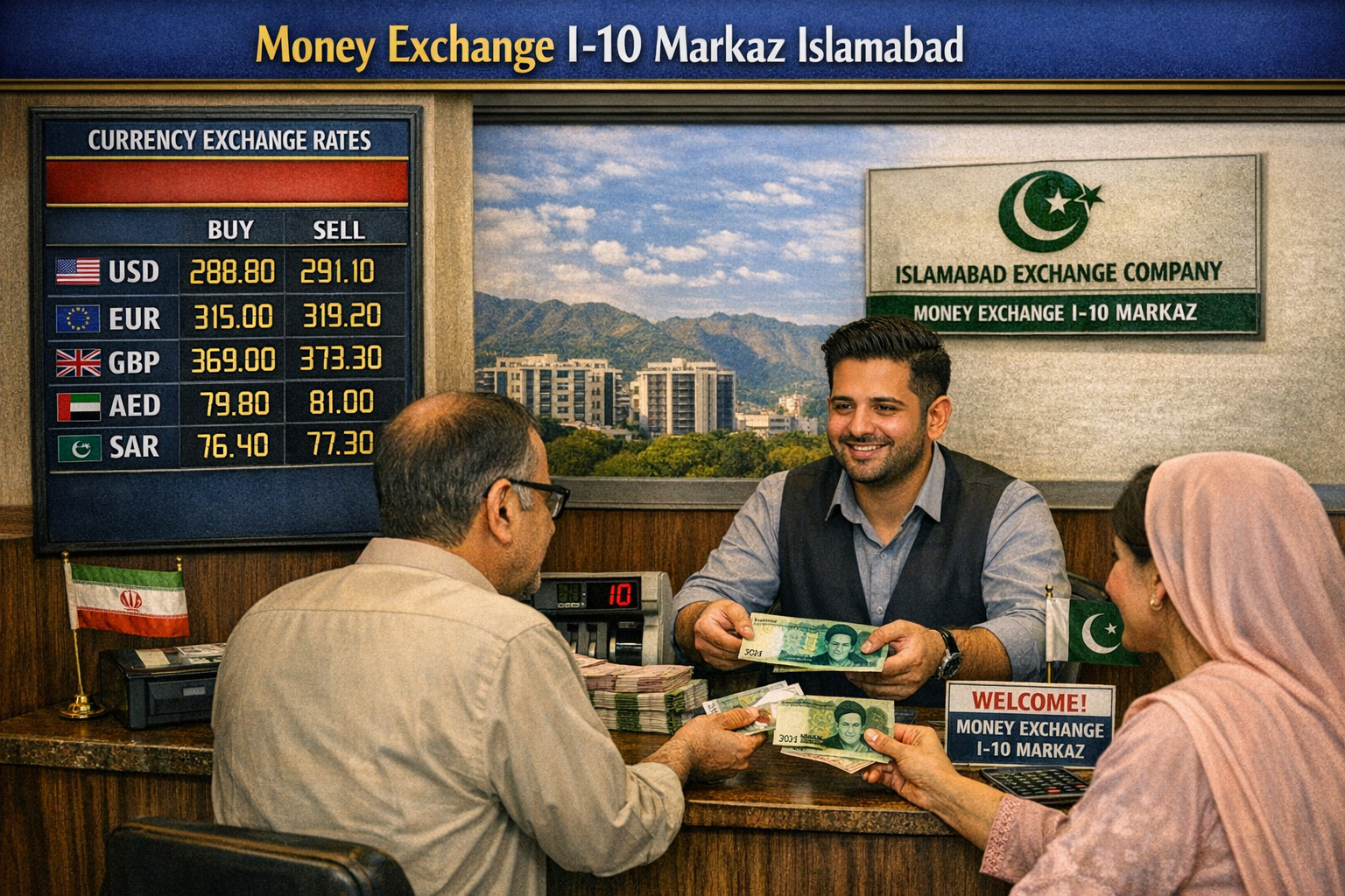 Money Exchange I-10 Markaz Islamabad