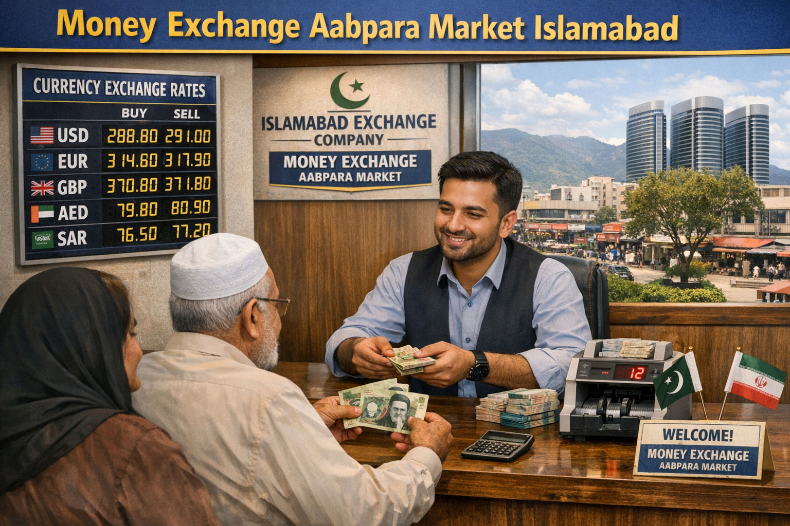 Money Exchange Aabpara Market Islamabad: Best Rates