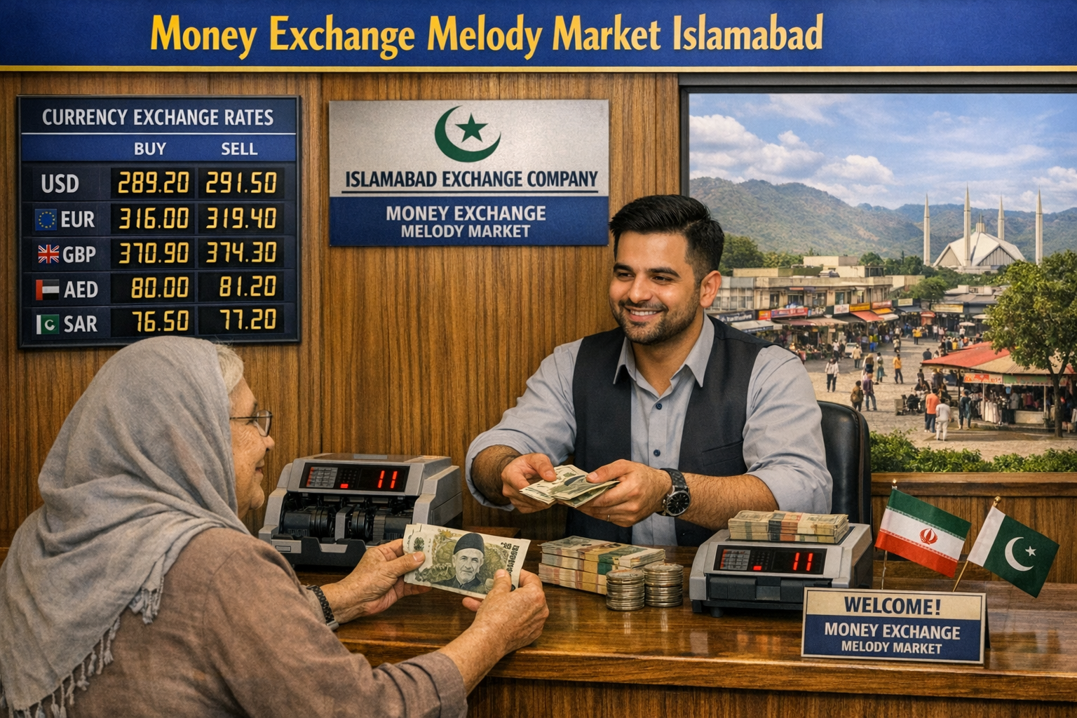 Money Exchange Melody Market Islamabad