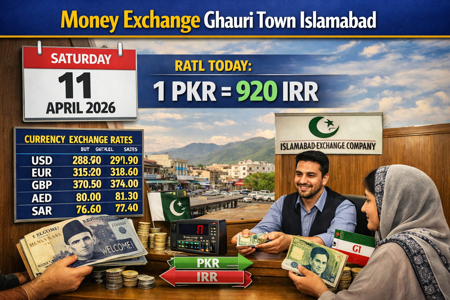 Money Exchange Ghauri Town Islamabad
