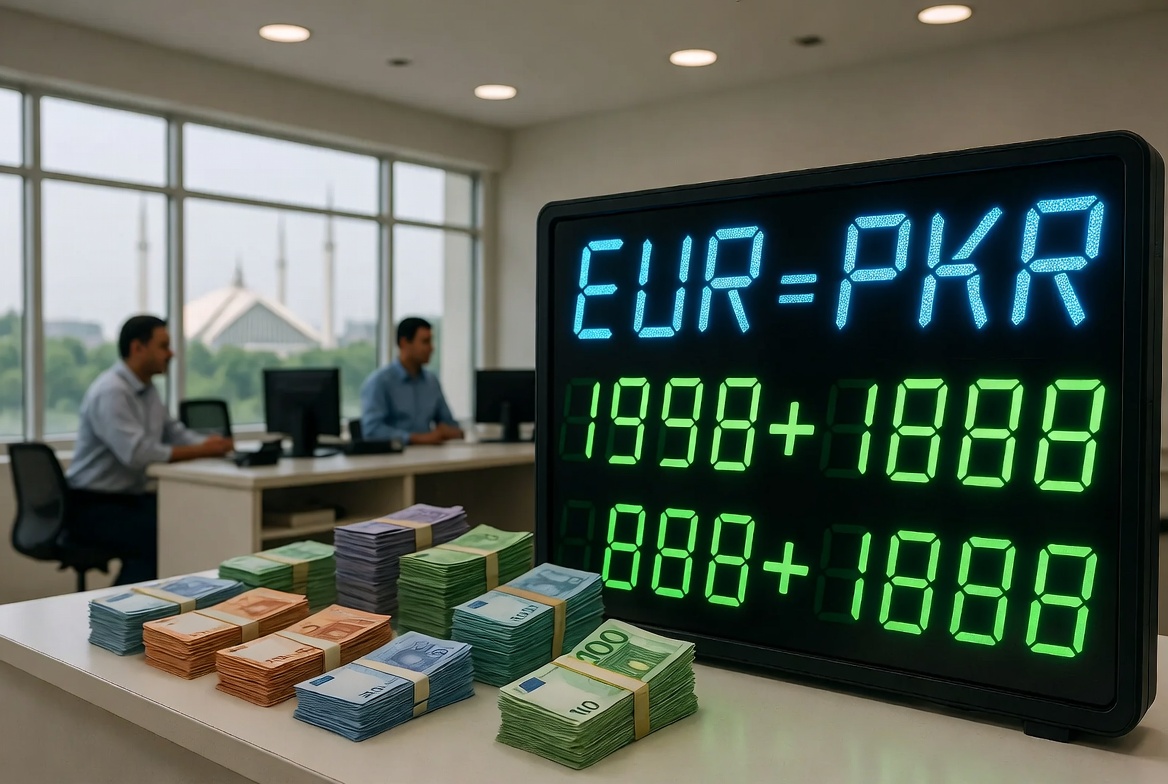 Currency Exchange EUR to PKR in Islamabad